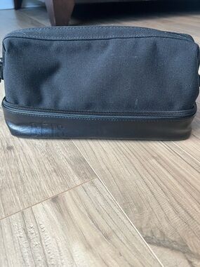 Beis Black Dopp Kit Toiletry Bag